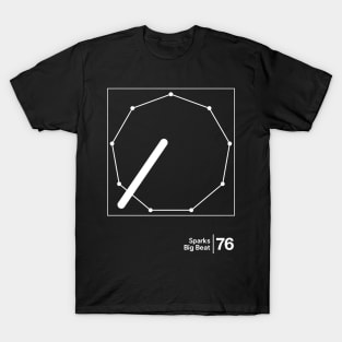 Sparks - Big Beat / Minimalist Style Graphic Design T-Shirt